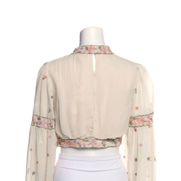 LoveShackFancy Crop Top. SIZE 4. EUC - Picture 4 of 10